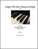 Angels We Have Heard on High piano sheet music cover
